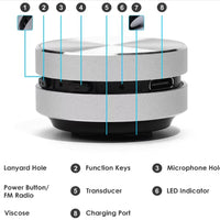 Bone Conduction Resonance Bluetooth Speaker Small Wireless Indoor and Outdoor Large Volume Heavy Bass